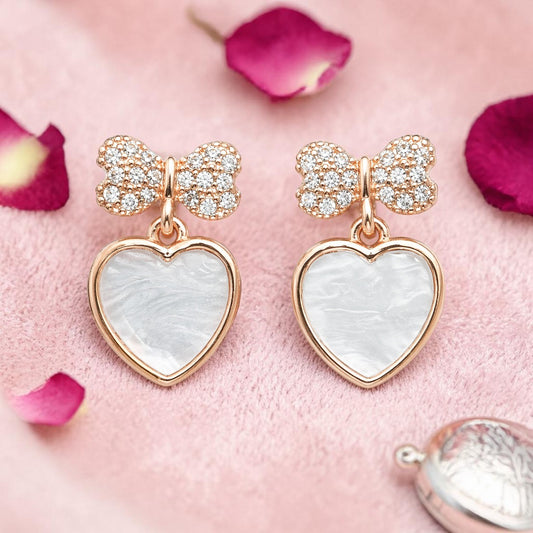 The Amour Rose Gold Earring