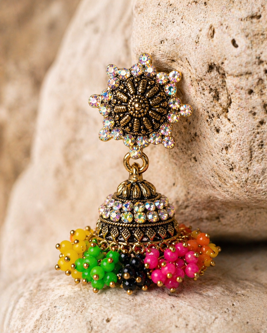 The Heritage Gold-Plated Jhumka