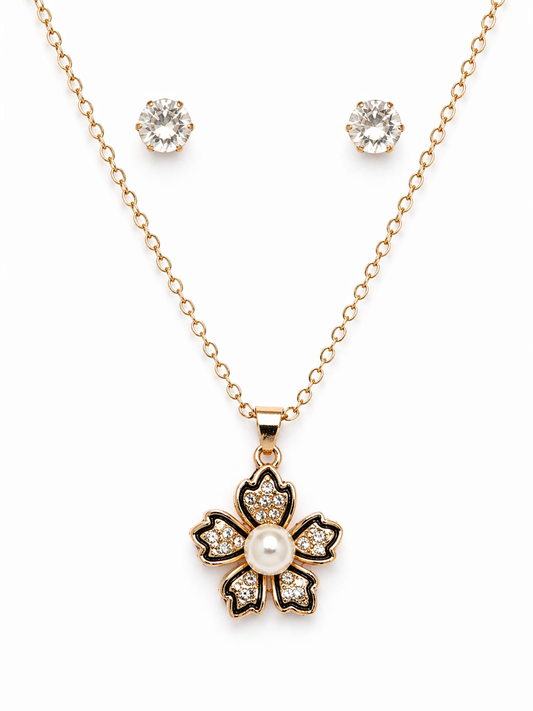 The Midnight Pearl Blossom Set