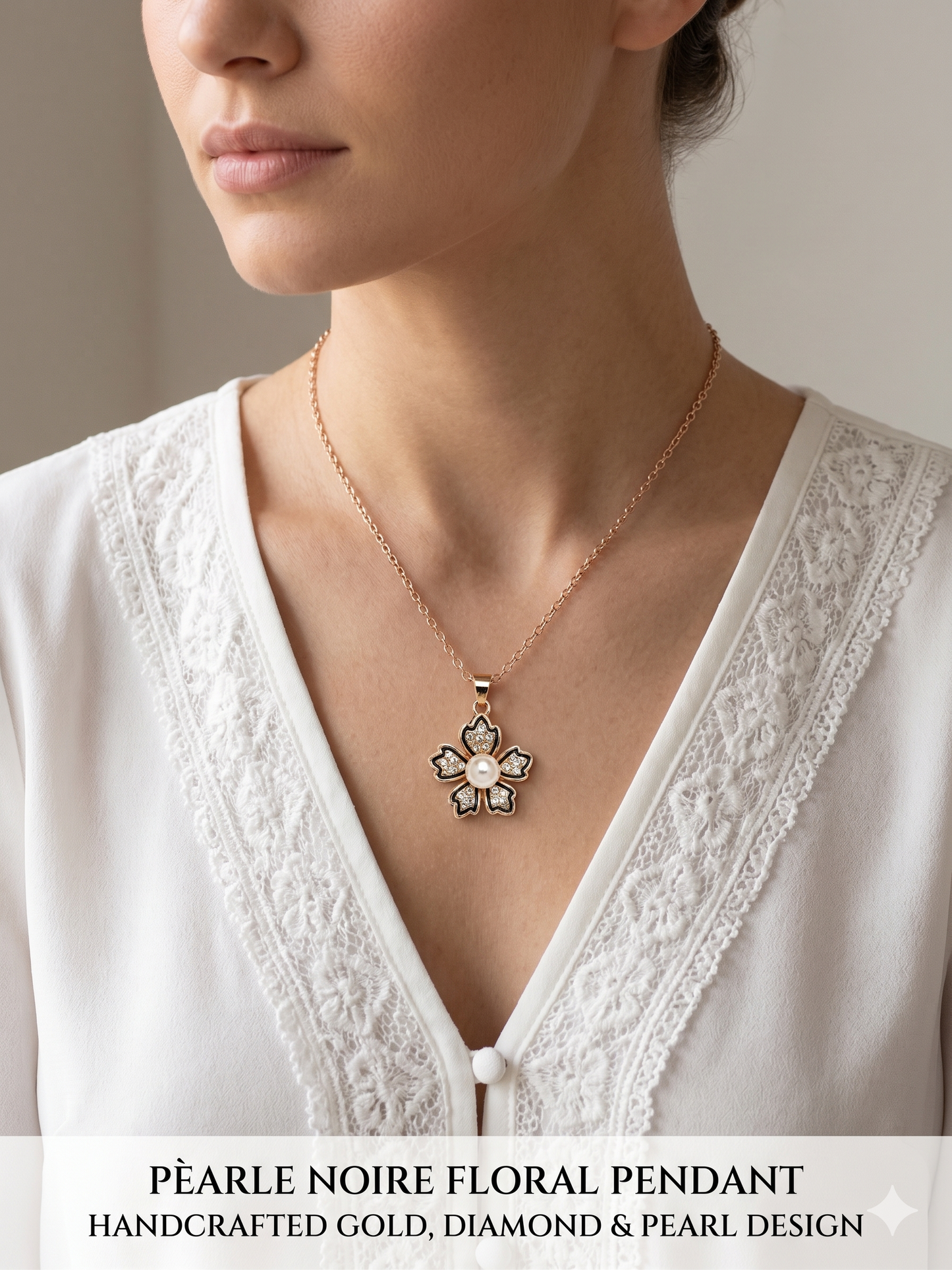 The Midnight Pearl Blossom Set