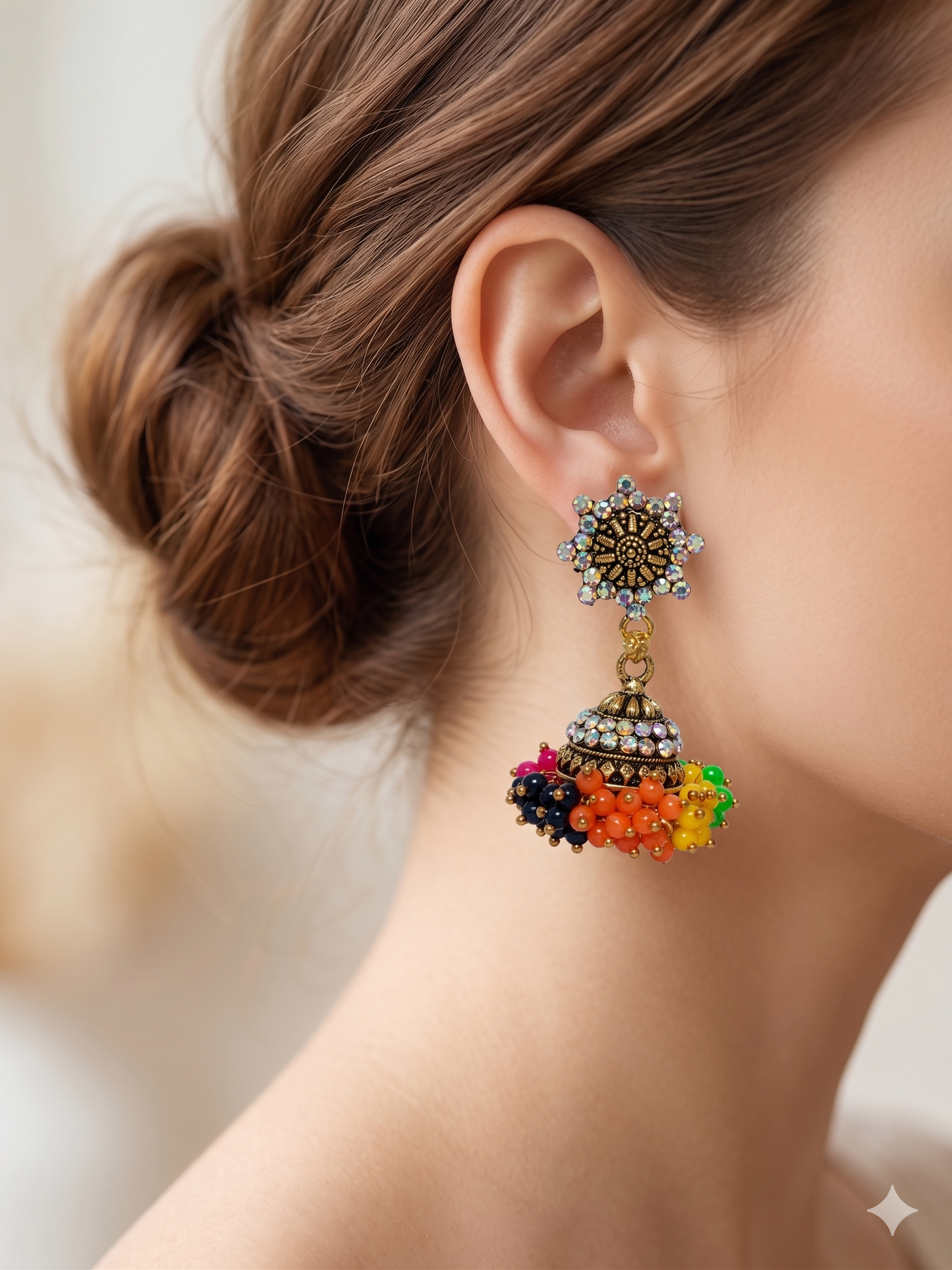 The Heritage Gold-Plated Jhumka